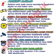 XM Pro 4 Kameralı Insan Araç Yüz Algılayan Gece Renkli Gösteren Çok Kibar Kasa Güvenlik Kamera Seti
