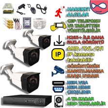 Byxm406set3 - 3 Kameralı 5mp Akıllı Güvenlik Kamera Seti