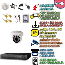 Byxm336set1 1 Kameralı 5mp 36 Ir Led’li Metal Kasa Akıllı Güvenlik Seti
