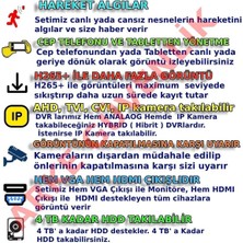 Byxmd136bset2 2'li 5mp Dome Kamera Seti - Aı Destekli Iç Mekan Güvenliği, 36 Ir Led