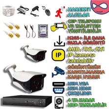 BYXM336SET2 2 Kameralı 5MP IR LED’li Metal Kasa Yapay Zekalı Kamera Seti