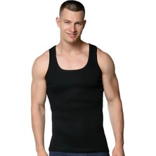 4003 6'lı Paket Erkek Renkli Penye Atlet