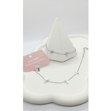 Silver Renk Kelebekli Bileklik