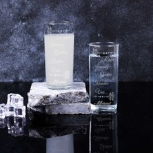 Isim ve Söz Yazılı Rakı Kadehi Seti