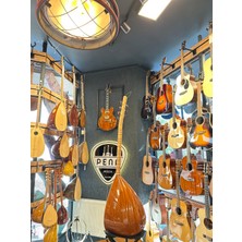 Kısa Sap Tam Profesyonel Maun Bağlama 39 Tekne Jak Girişli