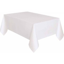 Kullan At 120X180 cm Doğum Günü Partisi Için Tek Kullanımlık Düz Plastik Masa Örtüsü