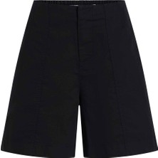 Calvin Klein Jeans Yüksek Bel Standart Siyah Kadın Şort J20J225219BEH