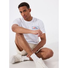 Billabong Range Adıv Ss 24A501541 Beyaz Bisiklet Yaka Regular Fit Düz Erkek T-Shirt