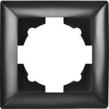 Günsan Visage Metalik Siyah Tekli Çerçeve