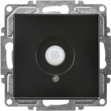 Günsan Visage Metalik Siyah Vidalı Hareket Sensörü - 230V