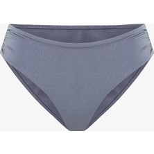 Penti Gri Seashell Büzgülü Bikini Altı