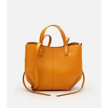 Hotiç 03CAH310310A350 KADIN Deri Sarı Tote Çanta