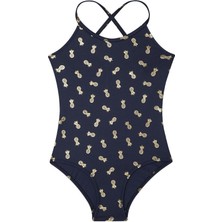 Slipstop Kız Çocuk Mayo Pine Swimsuit Çok