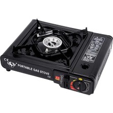 Chaoduo Shop Siyah Stil Outdoor Stove Single Burner Safe And Portable Single Burner Stove Great Heat Dissipation For Camping Travel Fishing (Yurt Dışından)