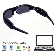 Chaoduo Shop Dijital Kamera Bisiklet Gözlük UV400 Bisiklet Güneş Gözlüğü Erkekler Hd Gözlük Gözlük Balıkçılık Dvr Video Kaydedici Doğa Sporları (Yurt Dışından)