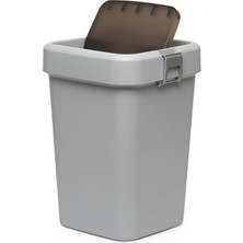 Motek Comfort Dust Bin Gri Mutfak Çöp Kovası - 18 lt