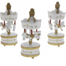 Dekoratif 6'li Beyaz Mini Atlı Karınca - 1OL3684-3829