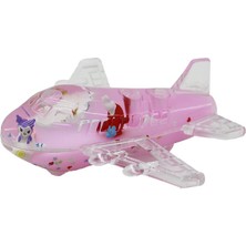 Pembe Su Hayvan - Yıldız Uçak Model - Mika Yüzen Batmayan Dekoratif Biblo Akvar - 1OL9254-2223