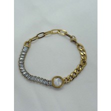 Jewels Of Hope Zirkon Taşlı Curb Zincir Bileklik 
