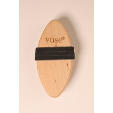 Vose 3' Lü Set Doğal At Kılı Fırçası (Black Rose) + Yüz Fırçası + Tırnak Fırçası