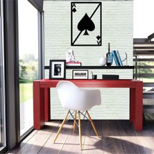 Dekadron Maça Ası Metal Tablo