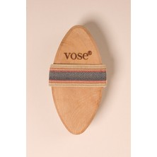 Vose 3' Lü Set Doğal At Kılı Fırçası (Magnolia) + Yüz Fırçası + Tırnak Fırçası
