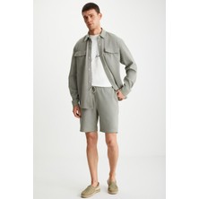 Grimelange Ramadanp014 Erkek Haki Şort & Bermuda