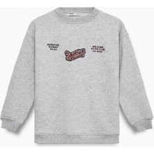 Grimelange Maury Erkek Çocuk Baskılı Grimelanj Sweatshirt