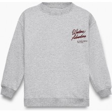 Grimelange Chaca Erkek Çocuk Baskılı Grimelanj Sweatshirt