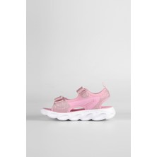 Vicco Roy Işıklı Kız Bebe Pembe Sandalet