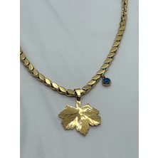 Jewels Of Hope Yaprak Figürlü Arpa Zincir Kolye 