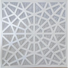 Dekoratif Asma Tavan Paneli Selçuklu Modeli 30X30 Clip-In Panel