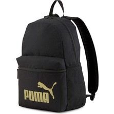 Phase Backpack 075487-01 Unisex Sırt Çantası Siyah-Altın