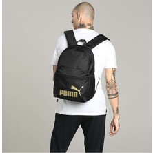 Phase Backpack 075487-01 Unisex Sırt Çantası Siyah-Altın
