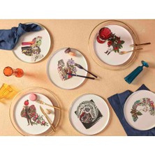 Porland Funky 6 Kişilik Servis Takımı 27 cm
