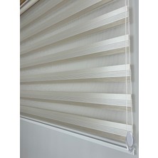 Binbir Perde Iki Renk-Krem/beyaz Ev-Ofis Perdesi Aluminyum Sistem Düz – Şık & Kullanışlı Perde (Alüminyum Sistem)