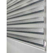 Binbir Perde Iki Renk-Gri-Siyah Ev-Ofis Perdesi Aluminyum Sistem Düz – Şık & Kullanışlı Perde (Alüminyum Sistem)