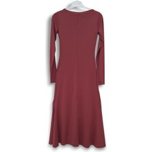 Zara m 38 koyukırmızı esnek marullu elbıse