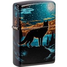 Zippo Çakmak 49459 Wolf In Moon Design 46252-119988