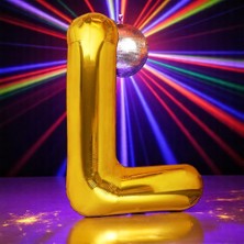 Vıp Yüksek Kalite 1 Metre Gold L Harfi Folyo Balon Gold L Harf Balon Helyum Gazına Uçan Balona Uygun