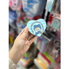 Kalpli Taşınabilir Makyaj Aynası Çanta Aynası ve Taraklı Cep Aynası Kapaklı