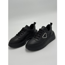 Hakiki Deri Kadın Sneaker Bağcıklı Spor Ayakkabı