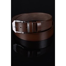 Deribond Erkek Deri Kemer Hakiki Deri Malzeme ile Günlük ve Özel Kullanım için Uygundur