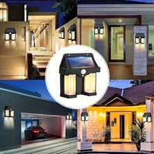 Solar Güneş Enerjili Lamba 2 Ampul Flament LED