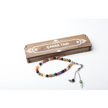 Kutulu 33 Lü Tesbih Çakra Taşı