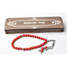 Kutulu 33 Lü Tesbih Mercan Taşı