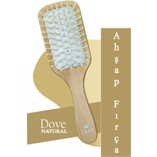 Dove Ahşap Geniş Saç Fırçası Orta