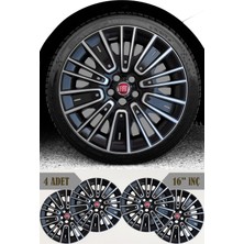 Fiat Egea Urban Egea Cross 16'' Inç Jant Kapağı 4 Adet (Sadece Urban Paket ve Cross ile Uyumlu) 312