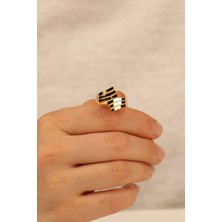 Ajda 3 Sıralı Altın Yüzük ÇGKY0036