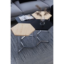 Hexa - Triad Orta Sehpa 4'lü Modül (45X45X45 Tek Modül Ölçüsü)